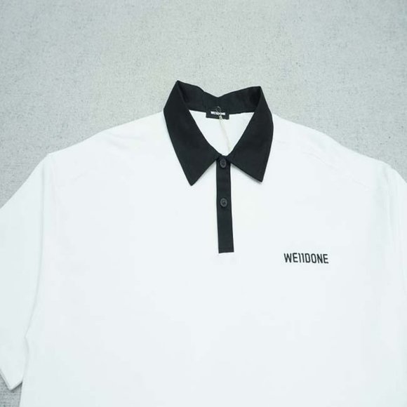 WELLDONE Solid Classic White POLO - Picture 7 of 12